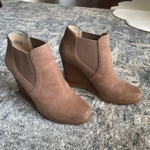 Audrey Brooke Wedge Booties